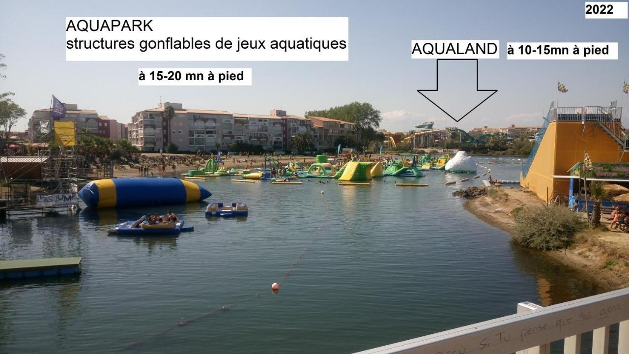 Lara 2 - T2 Balcon Piscine Lit Double & Clic-Clac Parking Pres Du Centre-Port Et Ile Loisirs 阿格德 外观 照片
